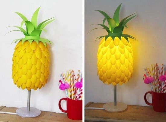 Kendin Yap Fikirleri: Ananas Abajur 3 Kendin Yap Abajur Yapımı