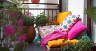 Balkonunuza Bahar Esintisi, Renkli Dekorasyon Önerileri